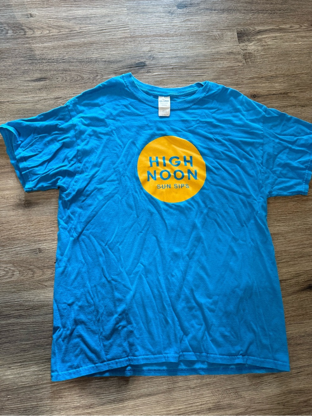 High noon Blue Logo Tee